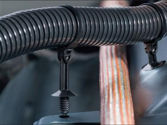 带圆盘和杉树头的一体（tǐ）式固定扎带（适用于圆孔）